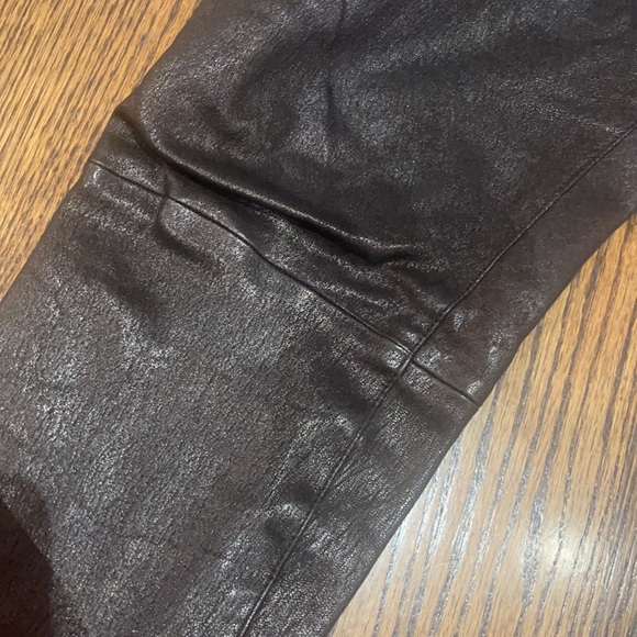 JBrand leather leggings with zipper - Picture 5 of 14